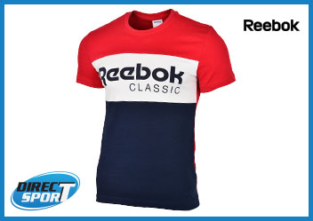 T-shirt REEBOK Klasyczny Trzykolorowy (AY1156) S - 6309820542 - oficjalne  archiwum Allegro