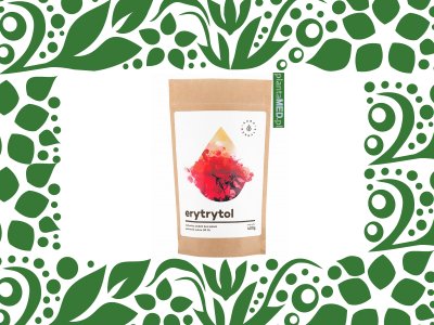 Erytrytol - naturalny słodzik (400 g) Aura Herbals
