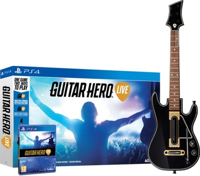 GUITAR HERO LIVE + Gitara PS4 OKAZJA !! - 6950851785 - oficjalne archiwum  Allegro