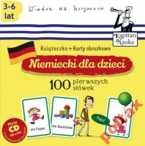 Niemiecki dla dzieci 100 pierwszych słówek 3-6 lat