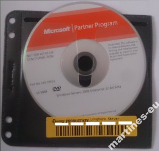 MS Windows Server 2008 Enterprise 32-bit