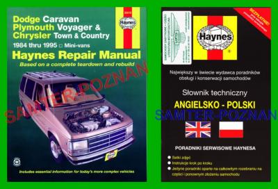 Chrysler Town Country 1984-1995 instrukcja Haynes