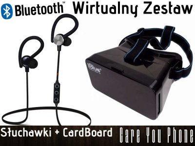 Okulary VR+słuchawki SONY Xperia Z Z1 Z2 Z3+ T3 Z4