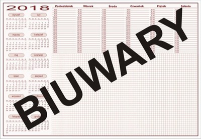 BIUWAR 2018 - B3, 52 kartki - 25 szt
