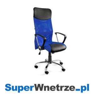 Krzesło obrotowe UNIQUE VIPER niebieskie