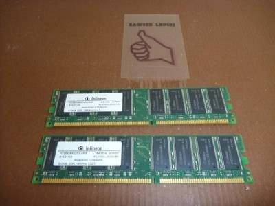 DDR 2x512MB 266 MHZ PC2100 INFINEON GWARANCJA
