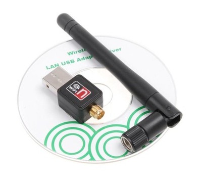 KARTA WiFi WLAN USB ODKRĘCANA ANTENA Wi-Fi 150Mbps