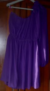 fioletowa tunika sukienka AX, Armani, r. M/ L