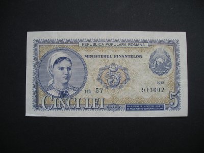 c54. Rumunia / 5 lei 1952  [rzadki]