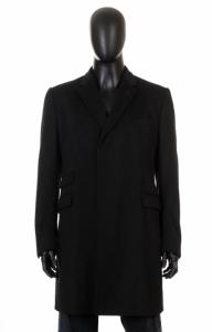 Gucci czarny wełniany zimowy płaszcz męski 54R - 4842863918 - oficjalne  archiwum Allegro