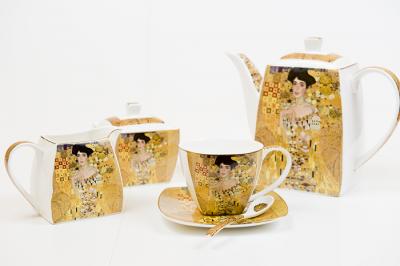 Klimt Adele, serwis porcelanowy, 15 elementów