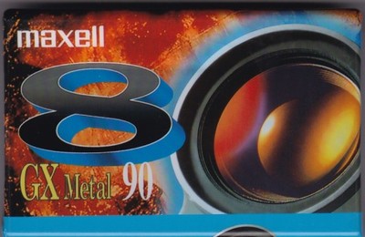 Maxell 8mm GX Metal 90 Camcorder Tape NOWA W FOLII