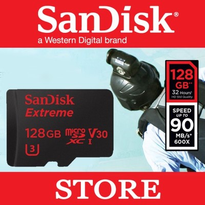SanDisk Extreme ACTION micro SDXC 128GB V30 90/60M