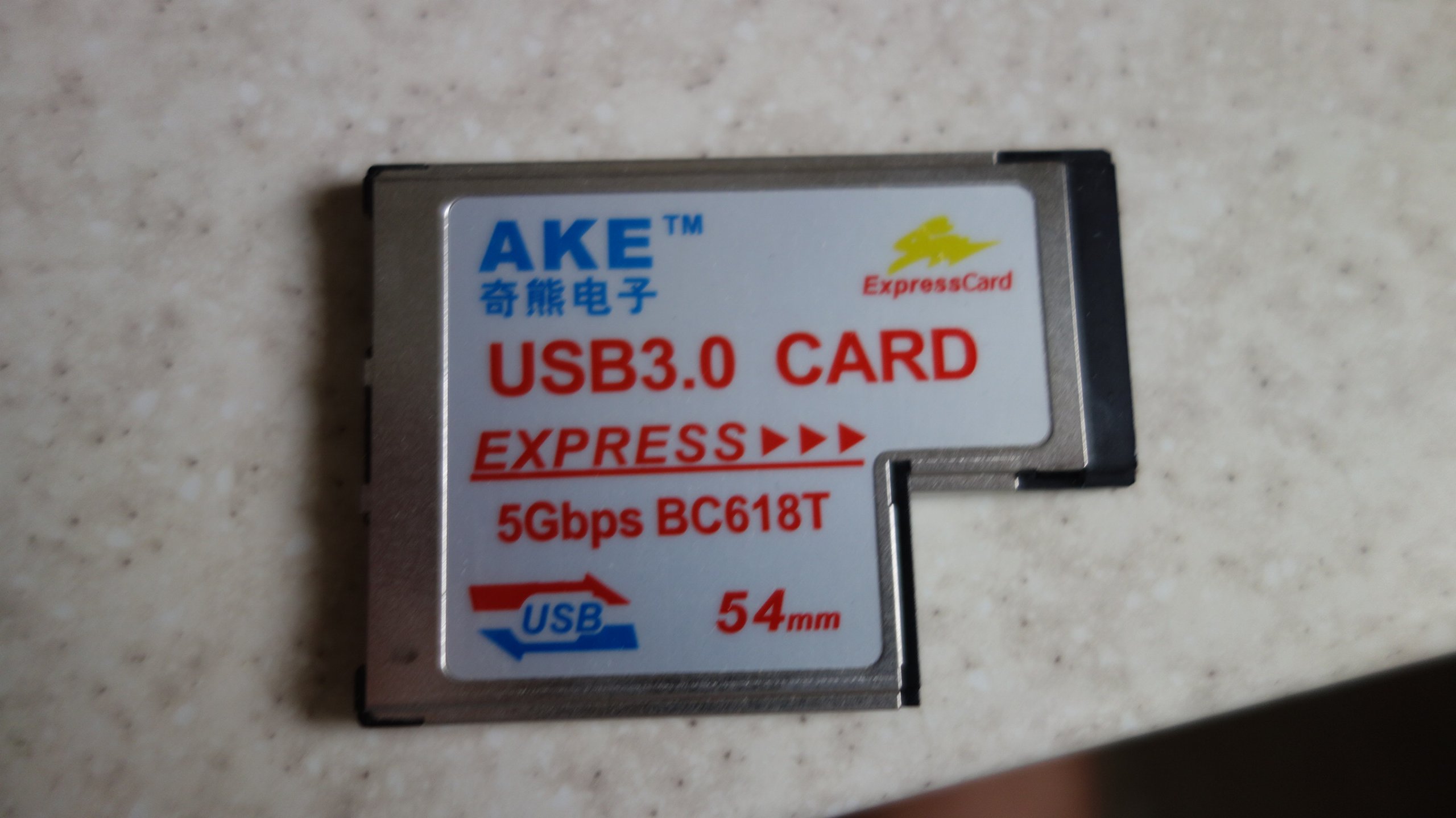pcmcia usb 3.0 54mm KARTA EXPRESS CARD HUB 2x USB