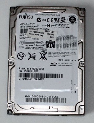 Dysk laptop 2,5'' 160GB Fujitsu SATA 5400 8MB