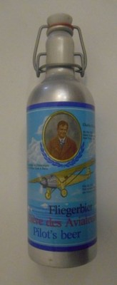 Metalowa butelka Pilot's beer - Charles Lindbergh