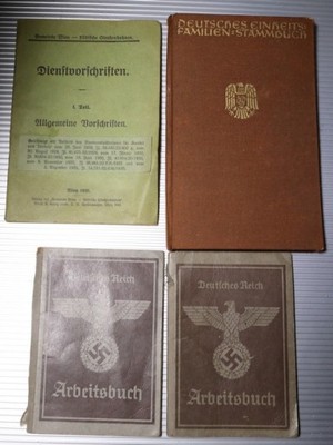 4 dokumenty niemieckie - 6653913126 - oficjalne archiwum Allegro