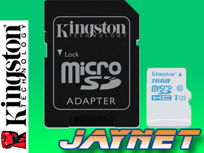 KINGSTON 16 GB micro SD HC Class 10 90MB/s ACTION