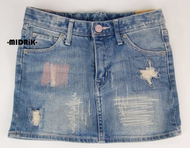 H&amp;M modna jeansowa spódnica miniówka NOWA 122