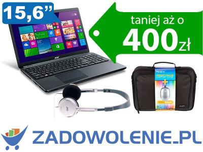 Laptop ACER E-510 4RDZENIE INTEL 500GB Win8+400zł