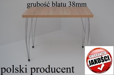 Stół kuchenny GRUBY BLAT 38mm ____ DĄB SONOMA