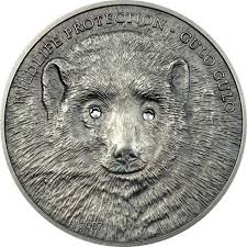 rosomak-sebrna moneta osydowana 2006 rok