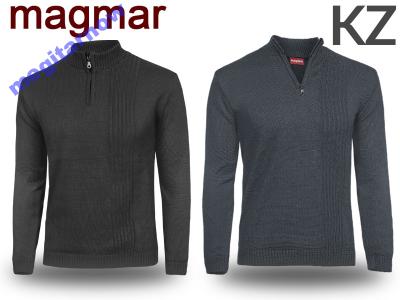 Swetry męskie MAGMAR krótki zamek stójka sweter XL - 5932804440 - oficjalne  archiwum Allegro