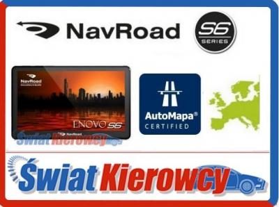 GPS NAVROAD ENOVO S6 + AUTOMAPA EUROPY EU 6.15 KCE