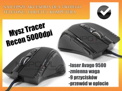 Mysz MYSZKA Laserowa dla GRACZA Tracer Recon USB - 4122526557 - oficjalne  archiwum Allegro
