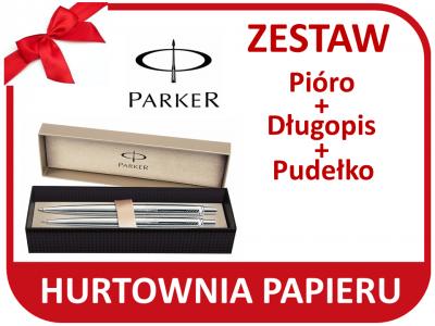 Zestaw PARKER JOTTER  pióro + długopis + pudełko