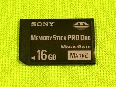 Oryginalna SONY 16 GB PRO DUO MAGICGATE MARK2