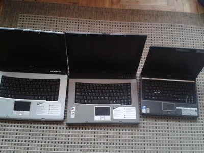 3x laptop laptopy acer travelmate 6292, 4500, 4670