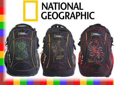 Plecak Szkolny National Geographic 3 Wzory 2014 - 4372511698 - oficjalne  archiwum Allegro