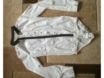 Koszula body RESERVED r. 34 białe XS kołnierzyk