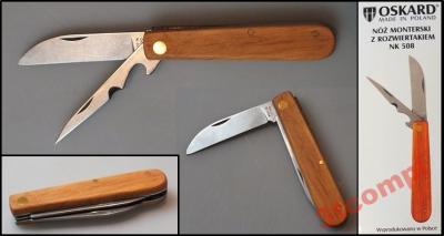 Nóż monterski  z rozwiertakiem Oskard scyzoryk