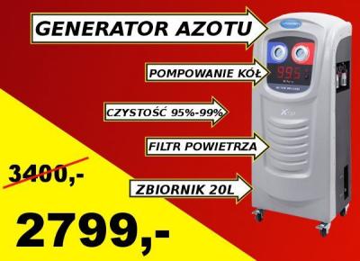 GENERATOR AZOTU VIAKEN X720 POMPOWANIE OPON AZOTEM