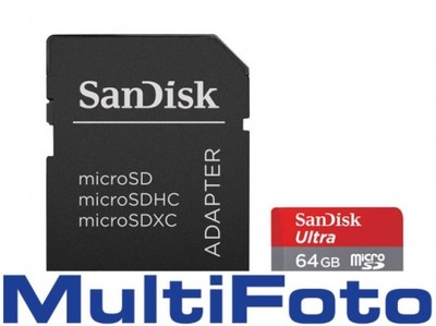Karta pamięci SanDisk micro SDXC ULTRA 64GB GoPro