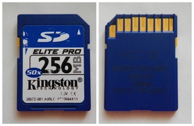 Kingston 256 MB karta SD -- NAJTANIEJ NA ALLEGRO!! - 6920290441 - oficjalne  archiwum Allegro
