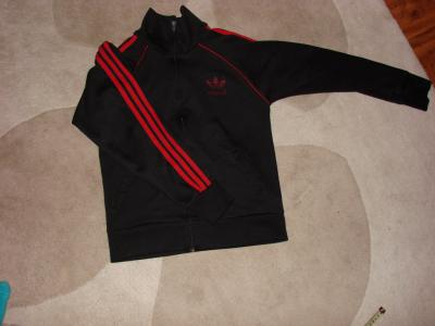 Bluza adidas czarno- czerwona damska - 4837984532 - oficjalne archiwum  Allegro