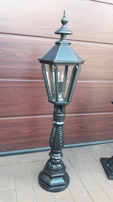 Lampa ogrodowa stojąca żeliwna - 6901175073 - oficjalne archiwum Allegro