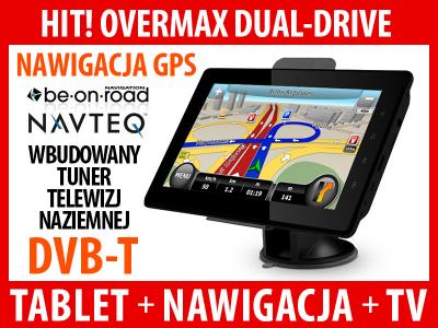 TABLET OVERMAX 11w1 DUAL DRIVE GPS DVB-T MAPY EURO