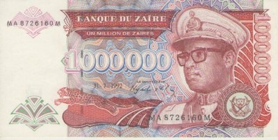 Zair - 1000000 zaires 1992 UNC