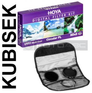 Filtr HOYA UV HMC(C) + Polaryzacyjny + NDx8 - 49mm