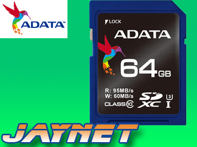 ADATA 64 GB SDXC Class 10 UHS-1 95/60MB/s U3 PRO !