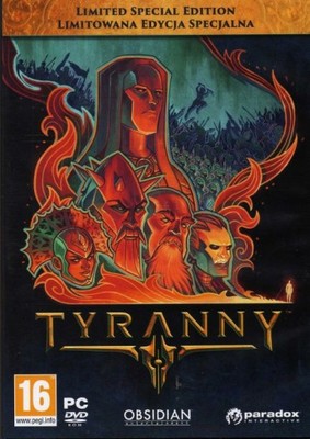 Tyranny Specjal D1 + ART BOOK + Soundtrack BOX
