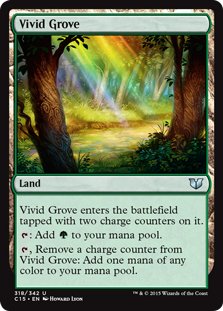 MTG Vivid Grove (Uncommon)