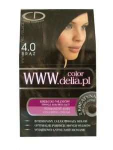 Delia Color Farba do włosów z kreatyną 4.0 brąz
