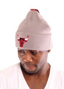 Czapka zimowa Mitchell Ness Knit Chicago Bulls Gre