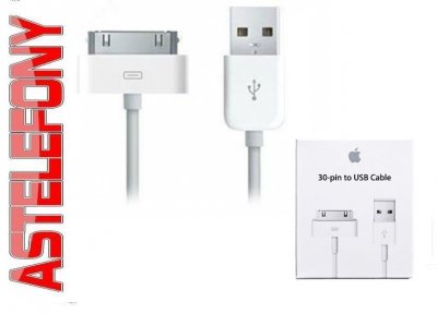 Oryginalny kabel USB iPhone 3 3gs 4 4s iPad 1 i 2