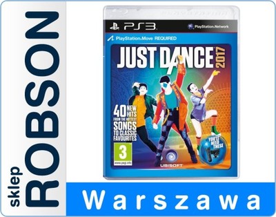 JUST DANCE 2017 17 NOWA PS3 MOVE SKLEP